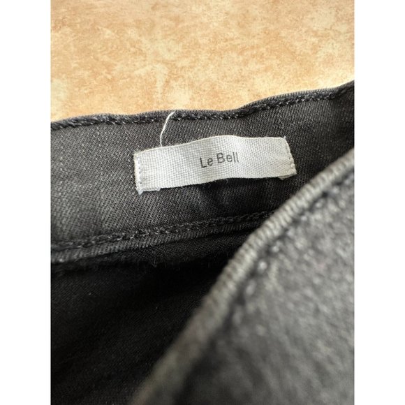 FRAME Worn  Twice  Denim  Le Bell  black jeans‎ Women size 25 - Picture 6 of 10